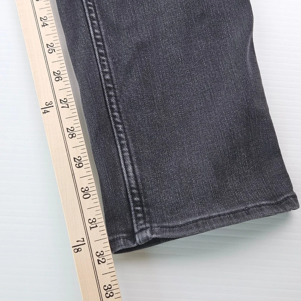 Hollister Advanced Stretch Skinny Jeans Mens 36x32 Distressed Black 331D2306